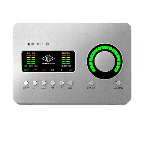 Apollo Solo Universal Audio Thunderbolt 3 Audio Interface
