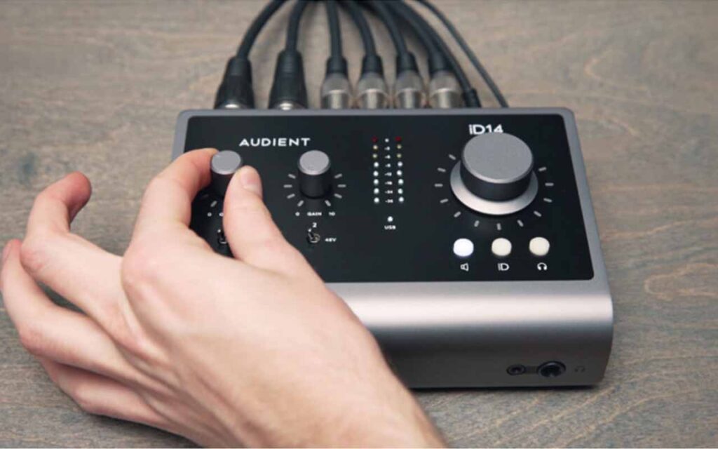Audient ID14 Audio Interface Working