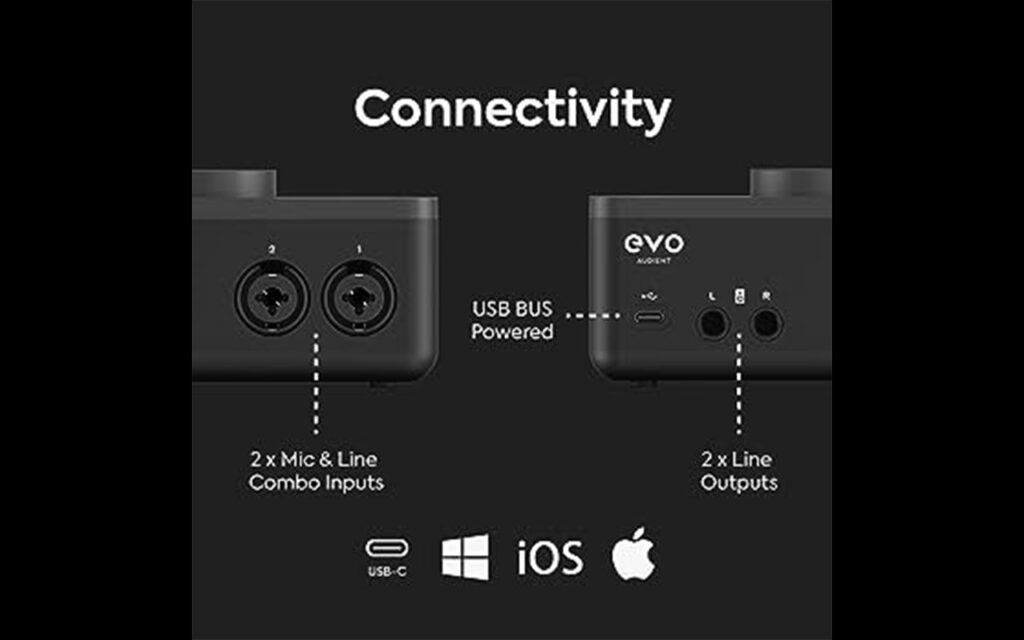 evo 4 audio interface connect