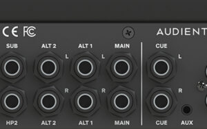 Audient Nero Desktop Monitor Controller Inputs and Outputs