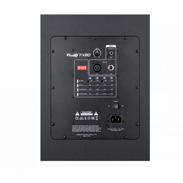 Fluid Audio FX80 8-inch 2-Way 110W Co-axial Active Studio Monitor Speaker