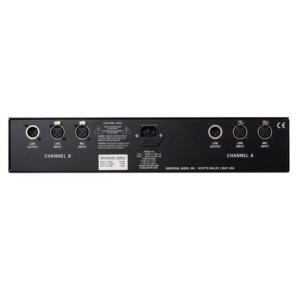 Universal Audio 2-610 Dual Channel Tube Preamplifier | The Pro Audio