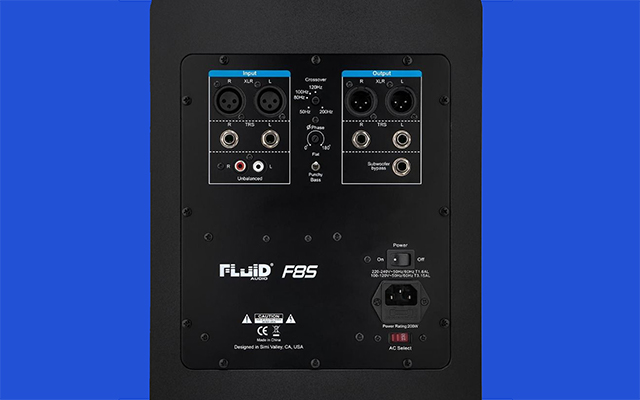 fluid audio f8s power