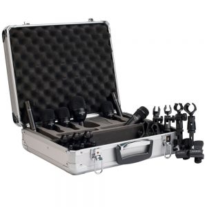 Audix Fusion FP7 7-Piece Dynamic Drum Microphone Package with Clips and Aluminum Carrying Case