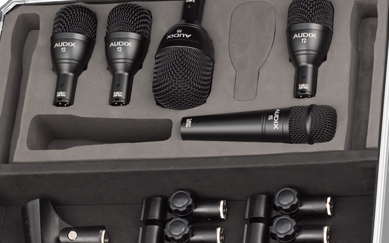 Audix Fusion FP5 Microphone in Aluminium Rack