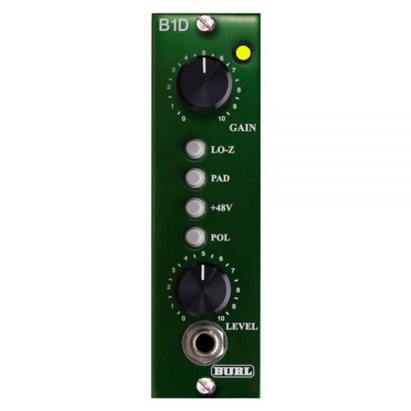 Burl Audio B1D 500 Series Microphone Preamp with BX4 Iron Output Transformer