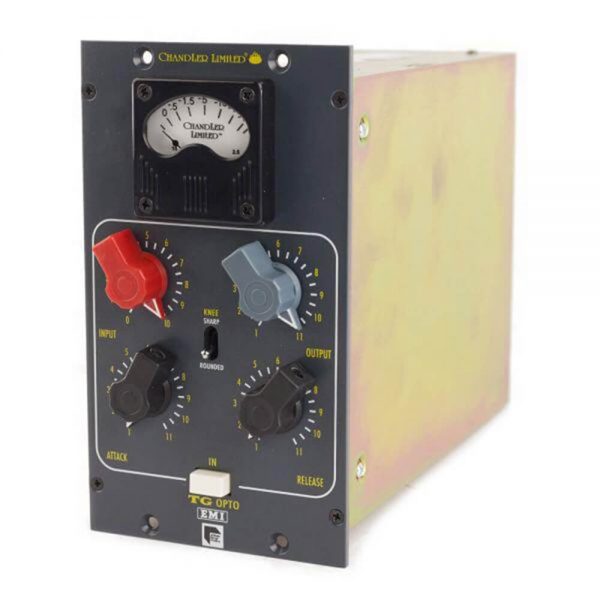 Chandler Limited TG Opto 500 Series Compressor with Selectable Sharp and Rounded Knees, Continuous Controls for Input