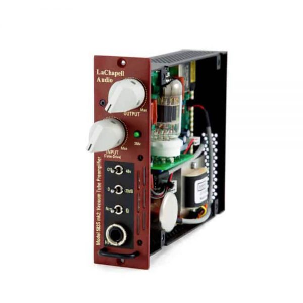 LaChapell Audio 583S MK2 500 Series Tube Microphone Preamp with Fully Variable I/O, 48V Phantom Power