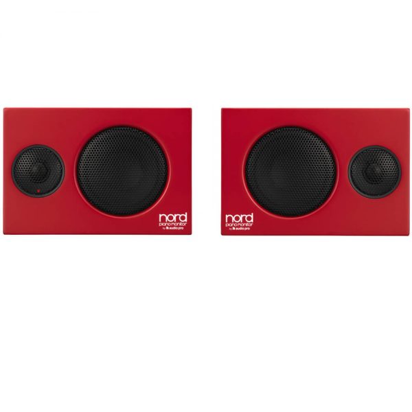 Nord Piano Monitor V2 Active Stereo Speakers (Red,Pair)