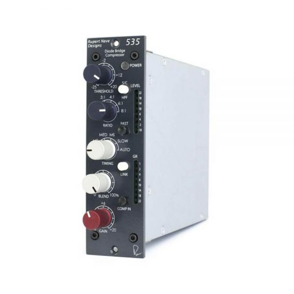 Rupert Neve Designs 535 500 Series Diode Bridge Compressor with stepped controls and stereo linking