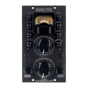 Shadow Hills Industries Dual Vandergraph 500 Series Stereo Compressor with Discrete Audio Path,Four Compression Ratios,Sidechain Filters