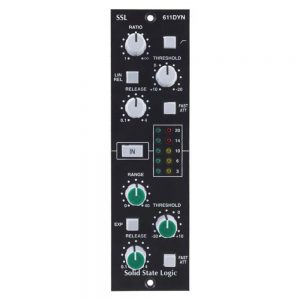 Solid State Logic 611DYN 500 Series Dynamics Module with Compressor, Limiter, Expander, and Gate