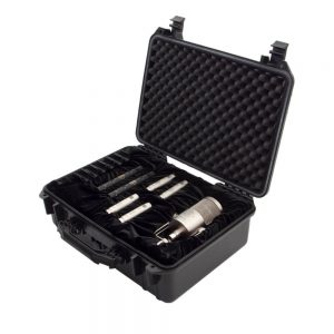 Sontronics DrumPack Plus 7-Piece Condenser Microphone x6 Mic clips, ABS flightcase