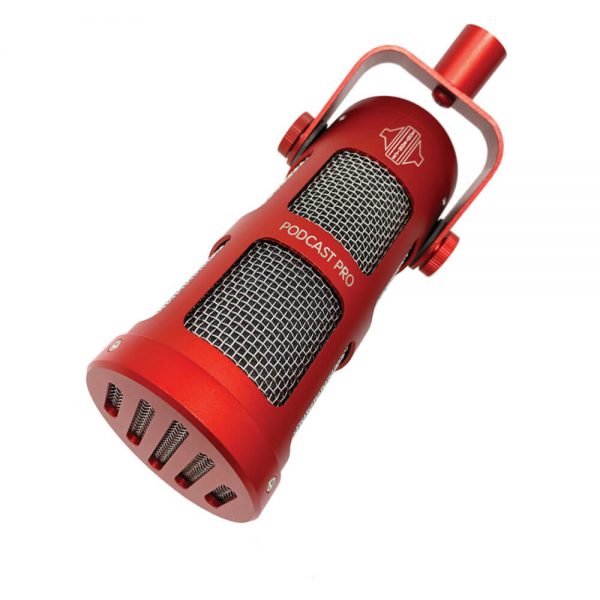 Sontronics Podcast Pro Supercardioid Dynamic Microphone for Podcast and Broadcast,Red