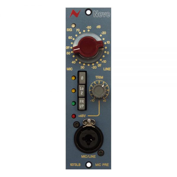 Neve 1073LB 500-Series Mono Mic Preamp with neve marinair transformers,gain and trim Controls
