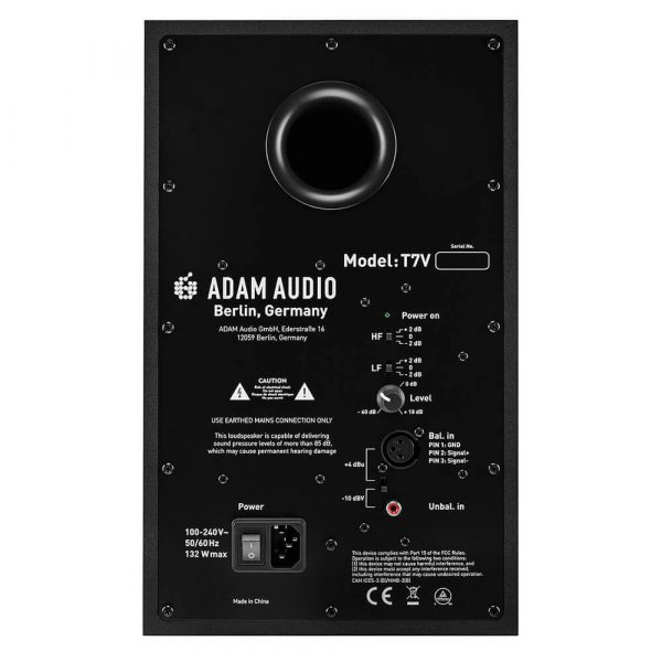 Adam Audio T7V Nearfield Powered Studio Monitor Single 1
